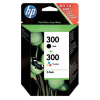 HP inktcartridge 300, 200 pagina&apos;s, OEM CN637EE, 1x zwart en 1 x 3 kleuren