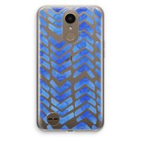 Blauwe pijlen: LG K10 (2017) Transparant Hoesje Blauwe pijlen: LG K10 (2017) Transparant Hoesje