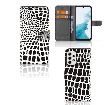 Samsung Galaxy A23 | Telefoonhoesje | Met pasjeshouder | Slangenprint