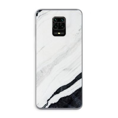 Elegante marmer: Xiaomi Redmi Note 9 Pro Transparant Hoesje