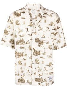 Woolrich chemise en coton à imprimé graphique - Tons neutres