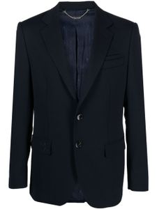 Billionaire blazer en laine vierge à simple boutonnage - Bleu