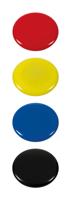 Westcott ac-e10826 magneet assorti pak à 4st. ø 40x8,5mm, 2500g