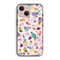 Terrazzo Memphis Pink: iPhone 13 mini Biologisch afbreekbaar hoesje