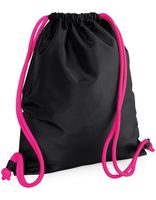 Atlantis BG110 Icon Gymsac - Black/Fuchsia - 40 x 48 cm - thumbnail