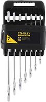 Stanley handgereedschap FMMT82900-0 FatMax ringsteeksleutelset met ratel stubby | 7 delig - FMMT82901-0