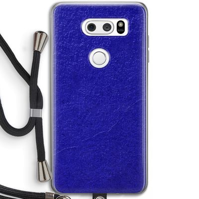 Majorelle Blue: LG V30 Transparant Hoesje met koord