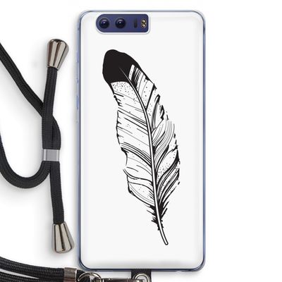 Pluim: Honor 9 Transparant Hoesje met koord