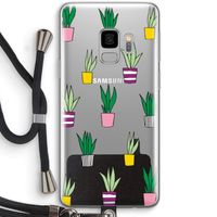 Sanseveria: Samsung Galaxy S9 Transparant Hoesje met koord