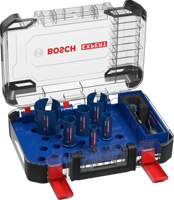 Bosch Accessoires EXPERT Construction Material Power Change Plus Gatzagenset | 20; 25; 32; 38; 51; 64 x 60 mm | 10-delig - 2608901951