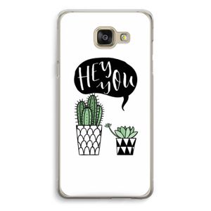 Hey you cactus: Samsung Galaxy A5 (2016) Transparant Hoesje