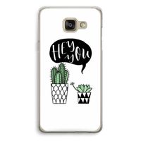 Hey you cactus: Samsung Galaxy A5 (2016) Transparant Hoesje