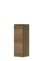 INK half hoge kast universeel 1 deur greeploos houten keerlijst 35x37x106cm, ash grey