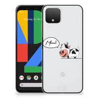 Google Pixel 4 Telefoonhoesje met Naam Cow - thumbnail