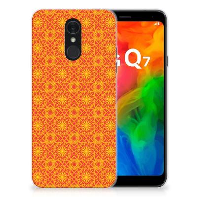 LG Q7 | TPU bumper | Batik Oranje