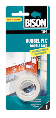 Doublefix Binnen Verwijderbaar Blister 1,5 m - Bison
