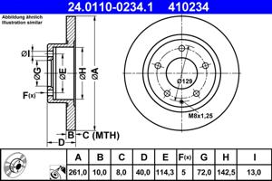 ATE Remschijven 24.0110-0234.1