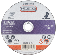 Connex Slijpschijf Rvs 180Mm Loopt Uit - COX938032