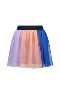 B.Nosy Meisjes rok mesh multi - Pippa - Soft blauw