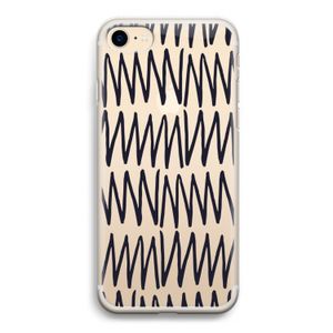 Marrakech Zigzag: iPhone 7 Transparant Hoesje