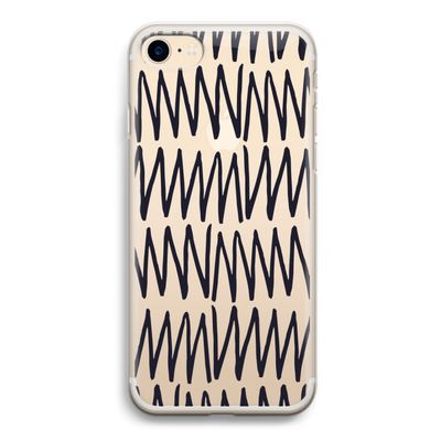 Marrakech Zigzag: iPhone 7 Transparant Hoesje