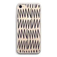 Marrakech Zigzag: iPhone 7 Transparant Hoesje