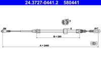 ATE Handremkabel 24.3727-0441.2 - thumbnail