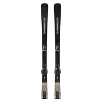 Salomon E S/Max N°10 + M10 GW L80 Ski Dames Black/Light Bronze Met. 155