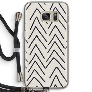 Marrakech Arrows: Samsung Galaxy S7 Transparant Hoesje met koord
