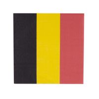 Servetten Belgische Vlag (20st)