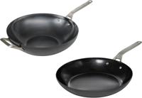 Saveur Selects Pannenset - Carbon Steel (Wokpan ø 35 cm + Koekenpan ø 30 cm) - Inductie en alle andere warmtebronnen - thumbnail