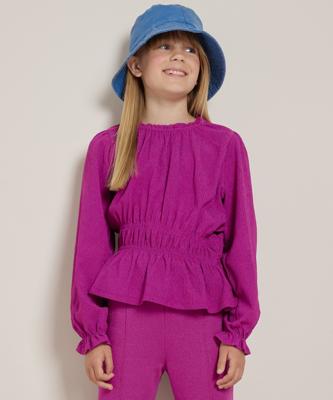 top met elastische taille