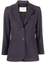 Société Anonyme blazer en coton à simple boutonnage - Violet - thumbnail