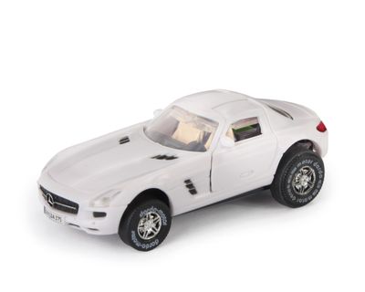 Darda speelgoedauto Mercedes Benz SLS AMG pull back 1:60