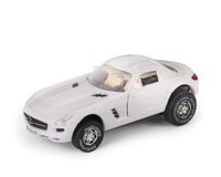 Darda speelgoedauto Mercedes Benz SLS AMG pull back 1:60 - thumbnail