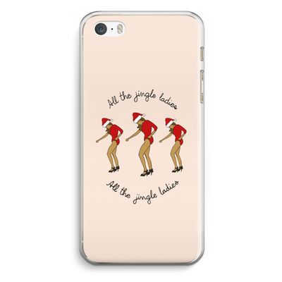 Jingle Ladies: iPhone 5 / 5S / SE Transparant Hoesje