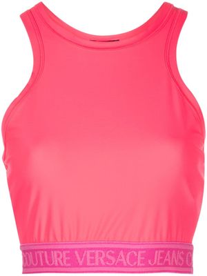 Versace Jeans Couture débardeur crop à dos nageur - Rose