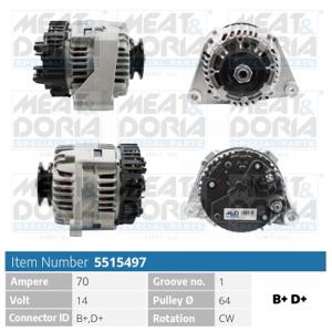 Meat Doria Alternator/Dynamo 5515497