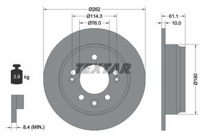 Remschijf 92161703