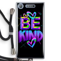 Be Kind: Sony Xperia XZ1 Transparant Hoesje met koord