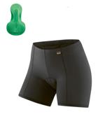 Gonso Sitivo U Fietsbroek Dames black/bright-green 38