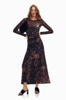 2-in-1 AFNEEMBARE JURK - BLACK - XL