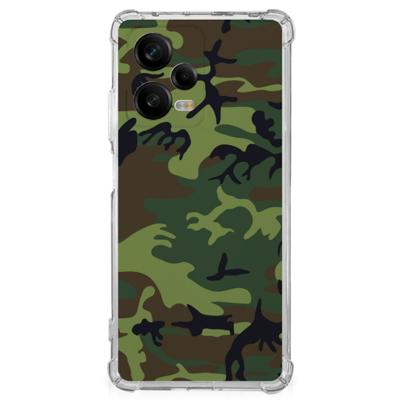 Xiaomi Redmi Note 12 Pro Doorzichtige Silicone Hoesje Army Dark Xiaomi Redmi Note 12 Pro Doorzichtige Silicone Hoesje Army Dark