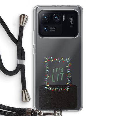 It's Lit: Xiaomi Mi 11 Ultra Transparant Hoesje met koord