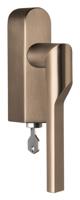 Formani Rivio by Gensler GL101-DKLOCK-O draaikiepgarnituur afsluitbaar linksdraaiend - PVD licht brons