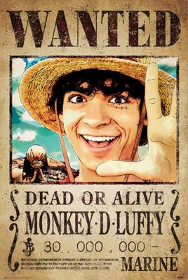 Poster One Piece Netflix Wanted Monkey D Luffy 61x91,5cm