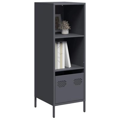 Hoge kast 35x39x103,5 cm staal antracietkleurig