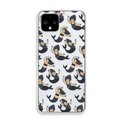 Zeemeermin: Pixel 4 Transparant Hoesje