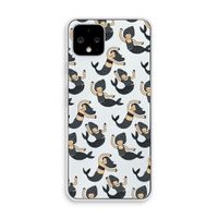 Zeemeermin: Pixel 4 Transparant Hoesje