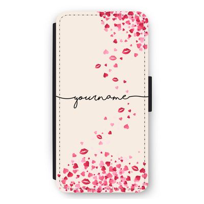 Hartjes en kusjes: iPhone 11 Flip Hoesje